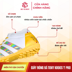 Ảnh của Giày 3 sọc tonykroor 11pro cổ thun