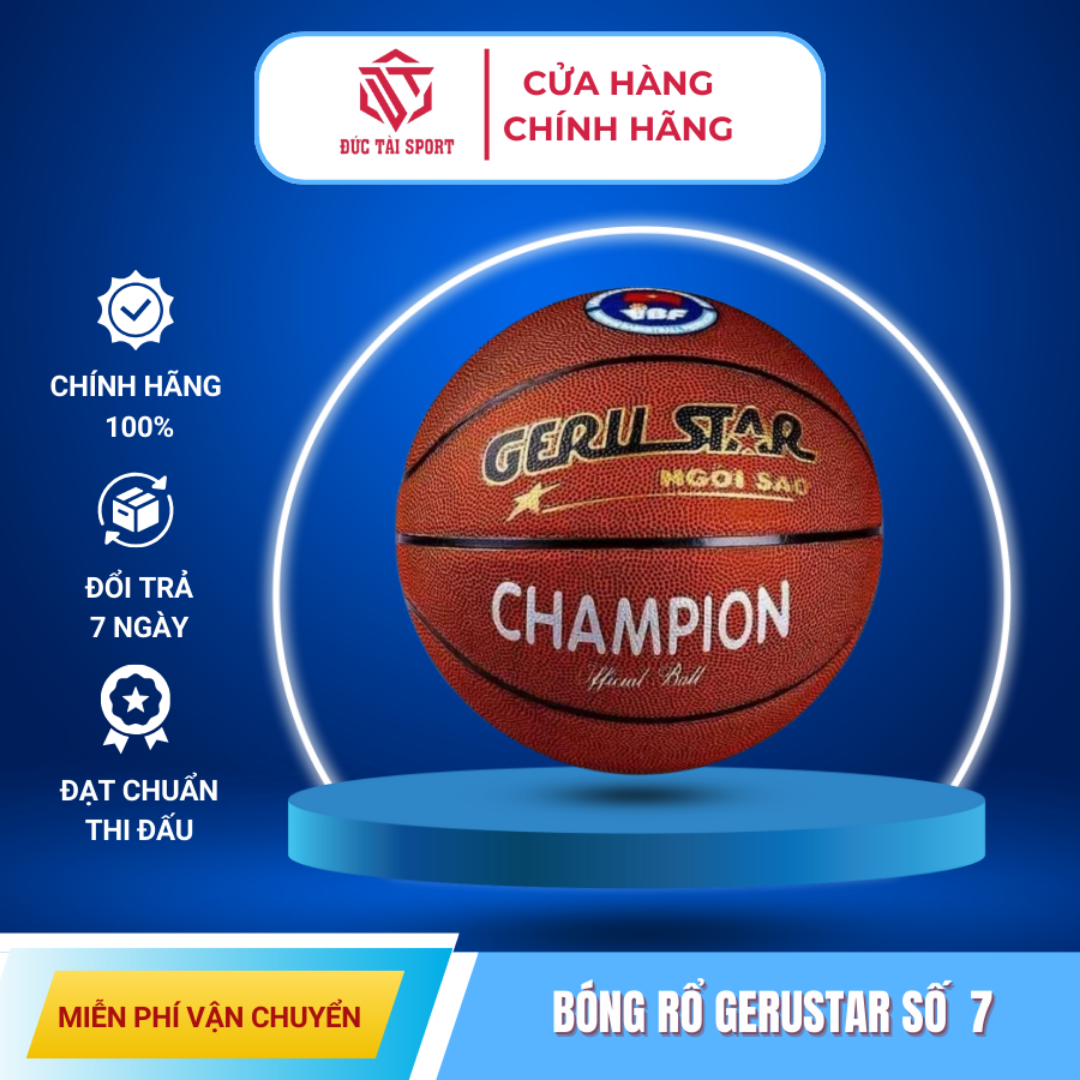 Ảnh của Bóng rổ Geru Star B7 da Champion số 7