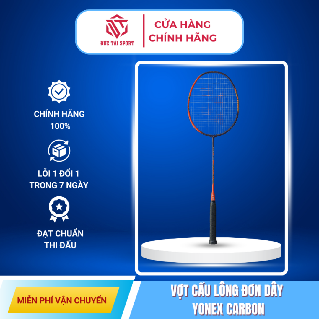 Ảnh của Vợt cầu lông đơn dây Yonex Carbon [tặng cước+cuốn cán]