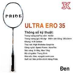 Ảnh của Vợt PRIDE SPEED ULTRA EURO 35[tặng cước+cuốn cán]