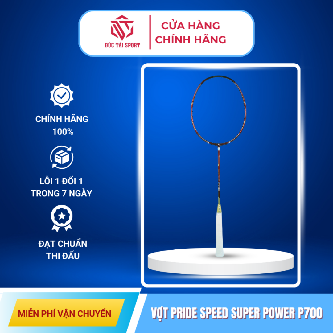 Ảnh của Vợt PRIDE SPEED super Power P700(đỏ)[tặng cước+cuốn cán]