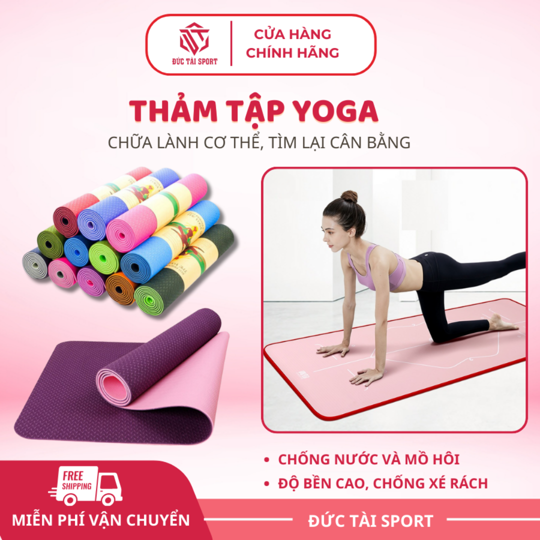 Ảnh của Thảm Yoga 8mm 2 lớp (Không túi)