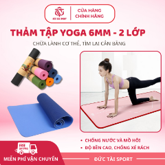 Ảnh của Thảm Yoga 6mm 2 lớp định tuyến ECO (Không túi)