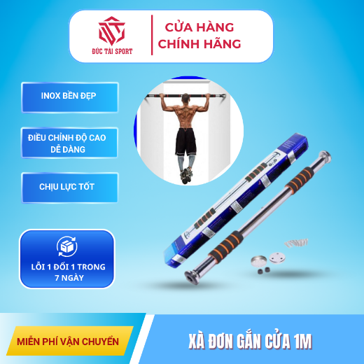 Hiển thị chi tiết cho Xà đơn gắn cửa 1m Ảnh của Xà đơn gắn cửa 1m