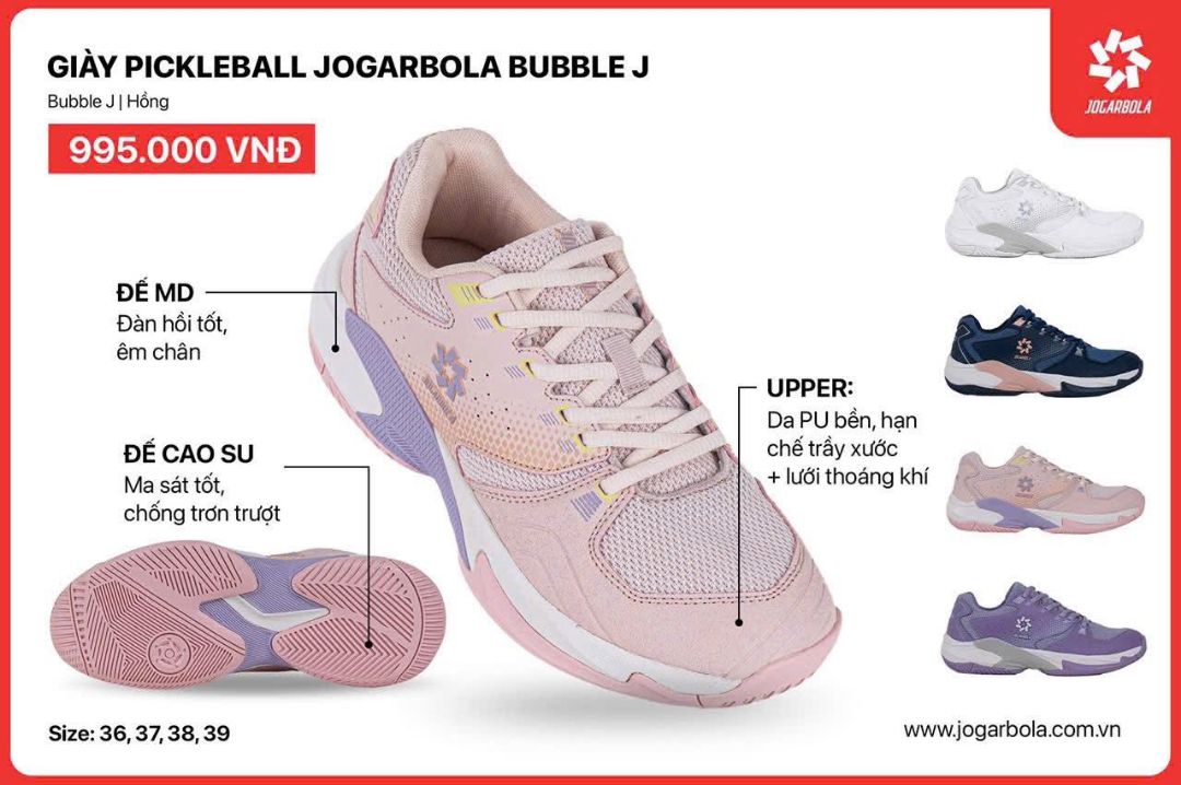 Ảnh của Giày Pickleball Bubble J